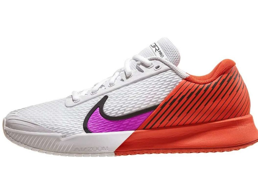 Footwear * | Masters Racket Nike Vapor Pro 2 White/Red/Fuchsia Men'S Tennis Shoes 2023 New Arrival