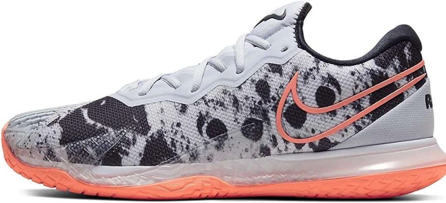 Footwear * | Masters Racket Nike Court Air Zoom Vapor Cage 4 Men'S Tennis Shoes (Grey / Mango)