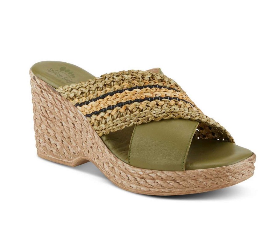 Wedge Sandals * | Women'S Spring Step Fazzina Espadrille Wedge Sandals