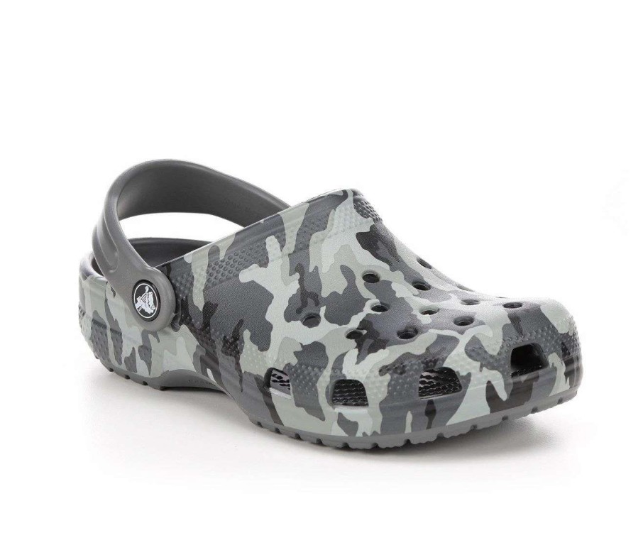 Outdoor And Hiking Sandals * | Kids' Crocs Little Kid & Big Kid Classic Camo Clogs