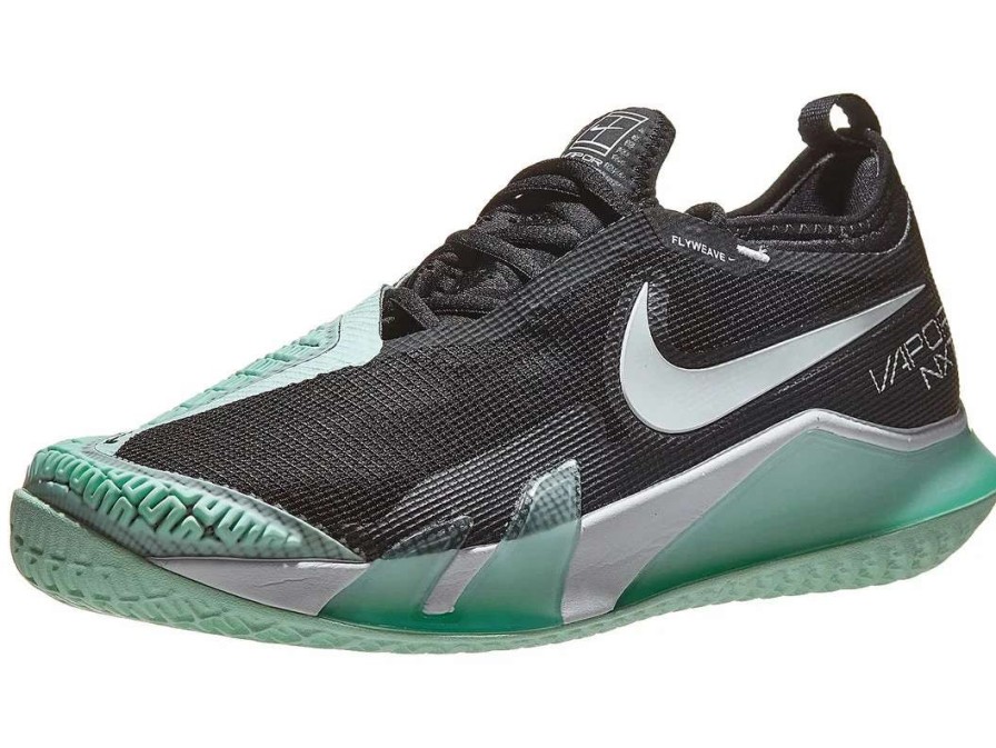 Footwear * | Masters Racket Nike React Vapor Nxt Black/White/Mint Men'S Tennis Shoes New Arrival