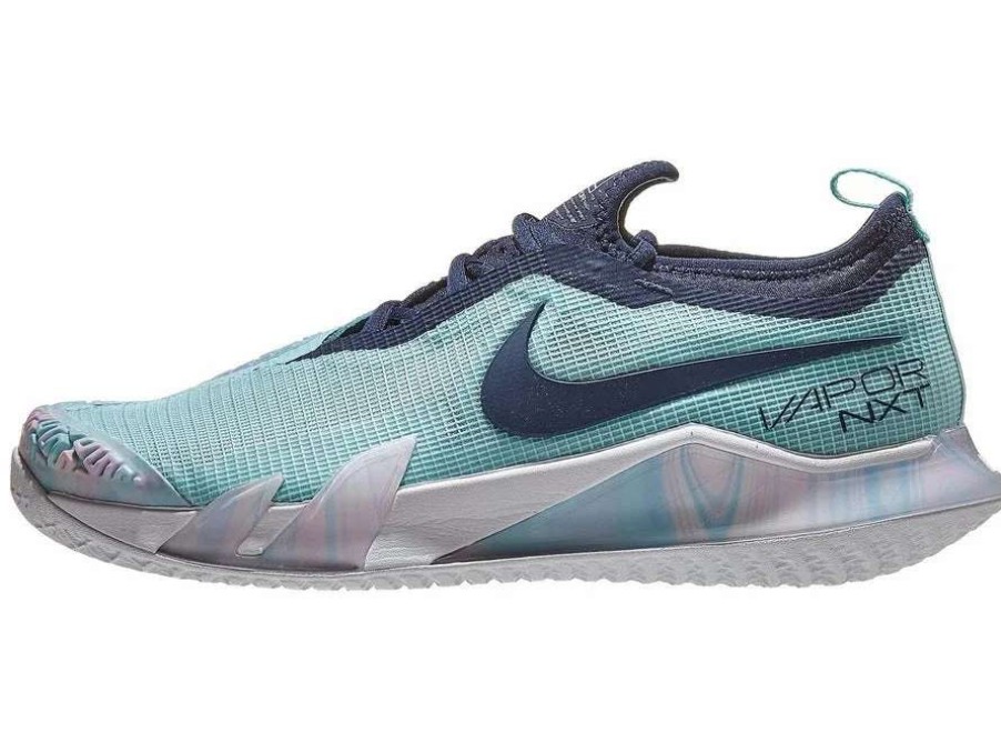 Footwear * | Masters Racket Nike React Vapor Nxt Acglacier/Navy Women'S Tennis Shoes 2022 New Arrival