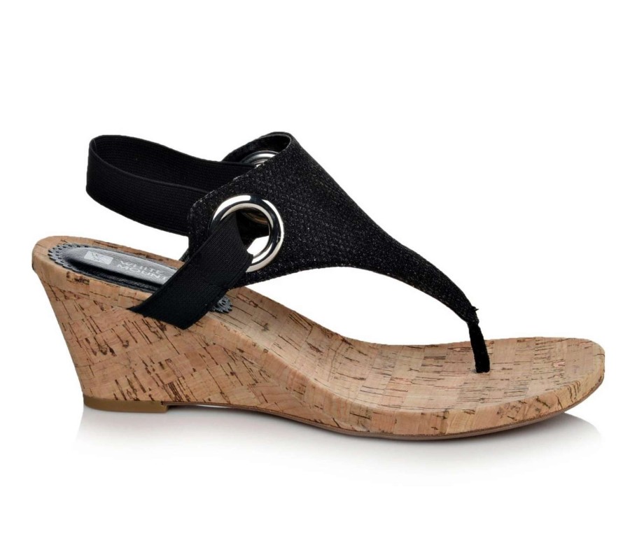 Wedge Sandals * | Women'S White Mountain Aida Wedge Sandals